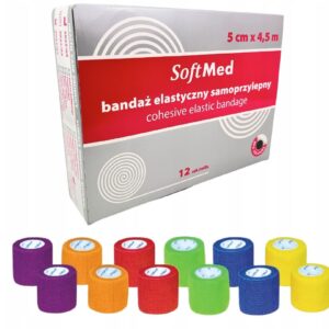 Kohezní obvaz 5cm*4,5m 12ks SOLID sada I